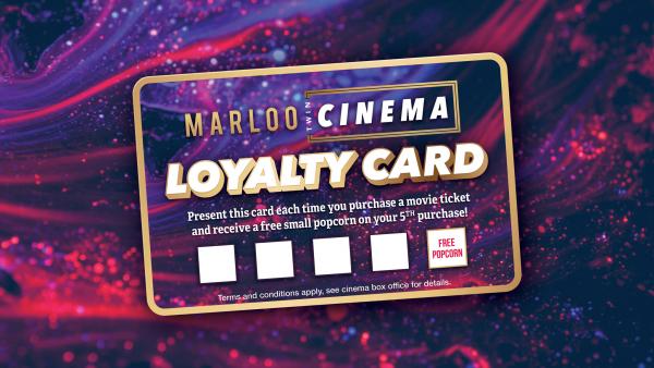 Cinema Loyalty screen